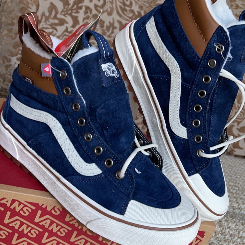 Vans Sk8-Hi Mte 2.0 Dx Dress Blues/Marshmallow WM - Picture 9 of 16
